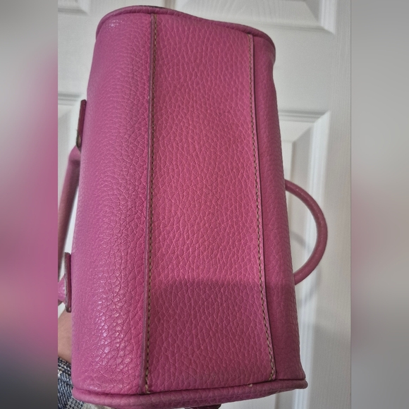 Tommy Hilfiger Mini Pink Leather Satchel With Detachable Shoulder Strap Vintage - Picture 4 of 16